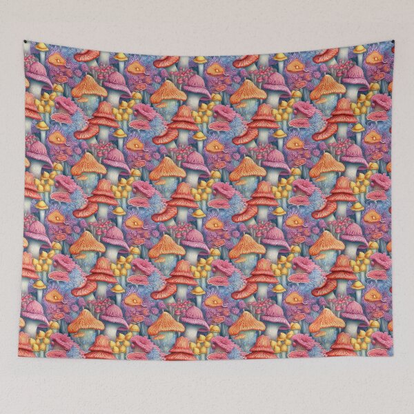 Aperçu de l'œuvre Mushroom Pattern 18 créée et vendue par Shroomworlds.