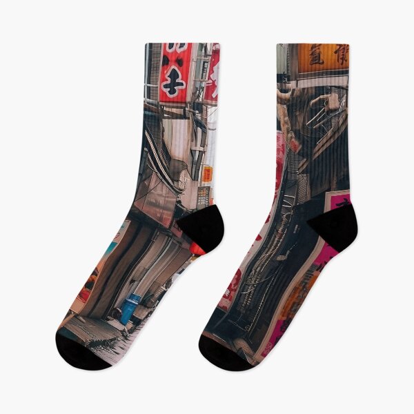 Item preview, Anime Cyberpunk Tokyo street designed and sold by BrandonUnder.