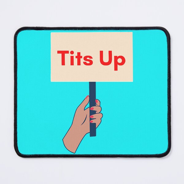 Item preview, Tits up banner Red designed and sold by VintaQueensNYC.