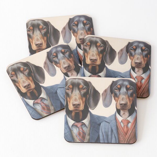 Item preview, Dachshund in a suit designed and sold by PixelPack Design.