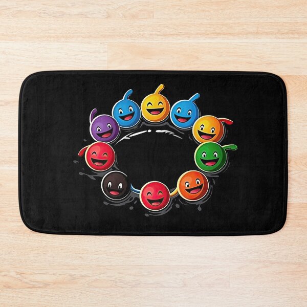 Item preview, Colorful smilies full of fun and joy of colour: the happy world of laughing emoticons designed and sold by Pixelboys.
