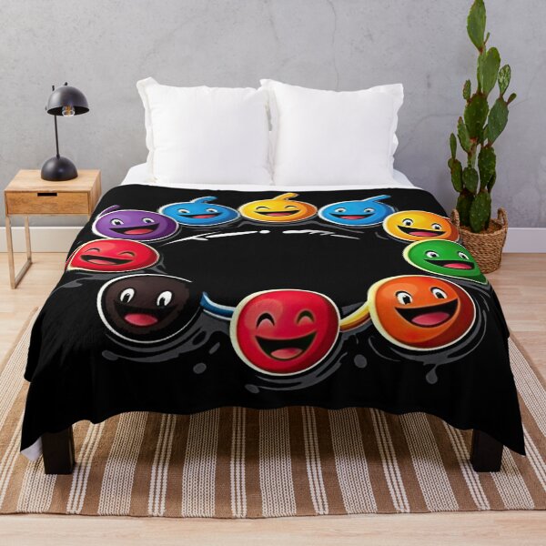 Item preview, Colorful smilies full of fun and joy of colour: the happy world of laughing emoticons designed and sold by Pixelboys.