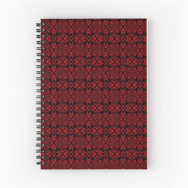 Item preview, Red & Black endless Shapes Pattern designed and sold by Danielle Spoelstra.