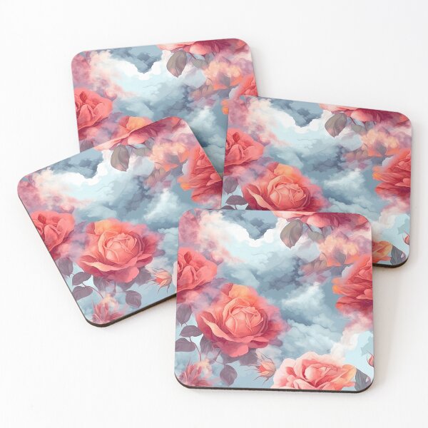 Item preview, Sensual Pink and Red Roses in soft clouds designed and sold by FutureImaging.