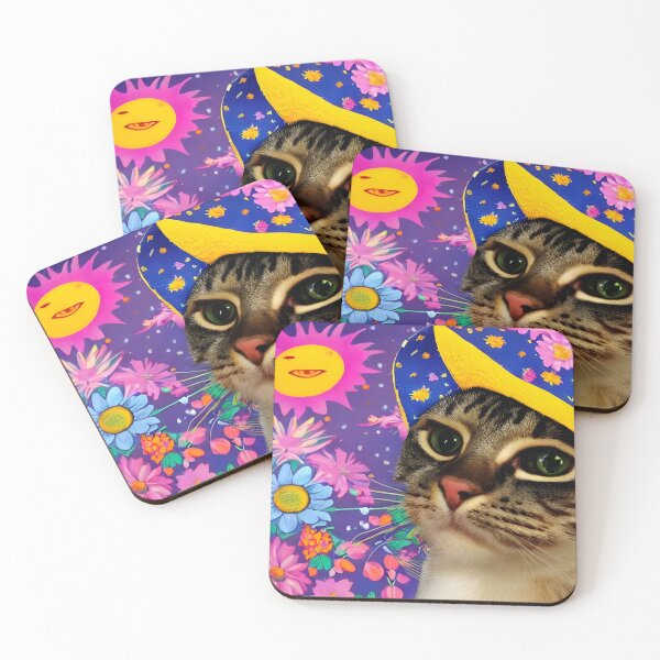 Item preview, Floral Cat  designed and sold by MistyCoyWolf.