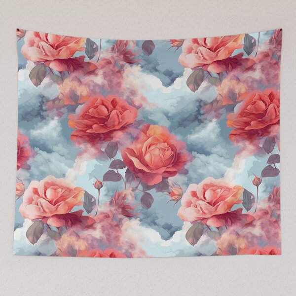 Item preview, Sensual Pink and Red Roses in soft clouds designed and sold by FutureImaging.