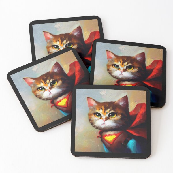 Item preview, Cat Superhero designed and sold by CrankyOldDude.