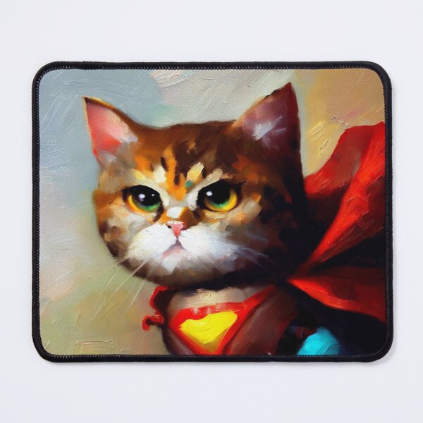 Item preview, Cat Superhero designed and sold by CrankyOldDude.