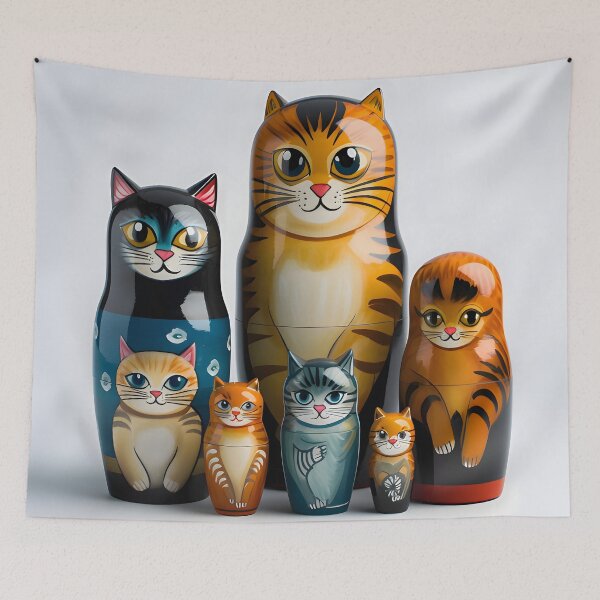 Item preview, Cat Nesting Dolls designed and sold by Monkey-Bar.