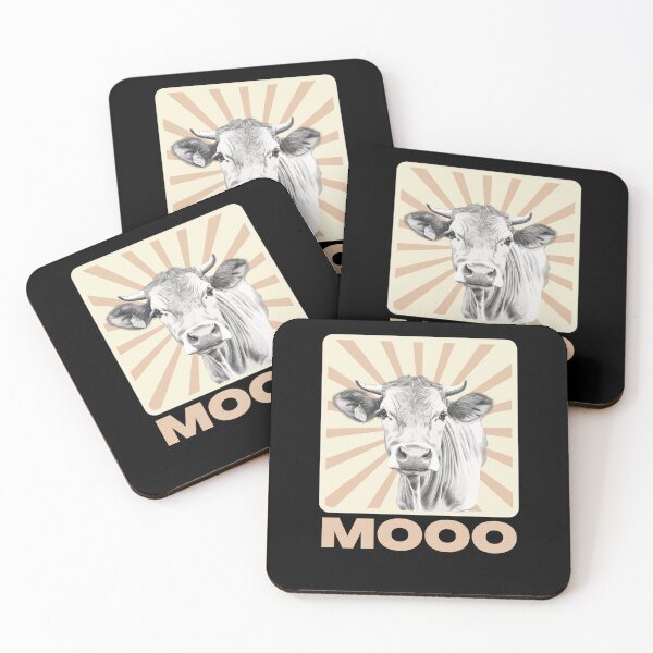 Item preview, Retro moo cow - funny cow designed and sold by Straya75.