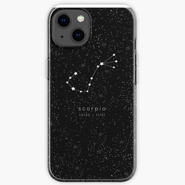 Scorpio Zodiac Constellation iPhone Soft Case