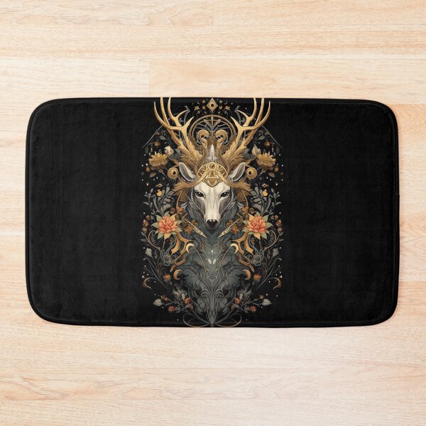 Item preview, Elven Deer - Golden Enchantment designed and sold by KamilMalinowski.