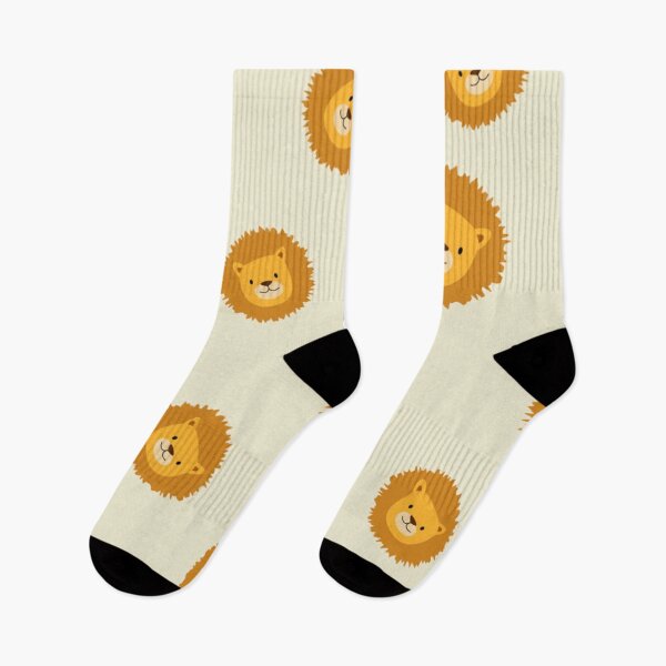 Item preview, Vibrant Cartoon Lion Face Vector Illustration & Seamless Animal Head Pattern designed and sold by ysa-pattern.