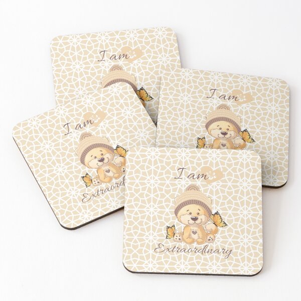 Item preview, I am extraordinary | Cute affirmations | Lion | Geometric designed and sold by Twinmommy Store.