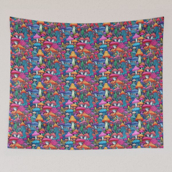 Aperçu de l'œuvre Mushroom Pattern 21 créée et vendue par Shroomworlds.