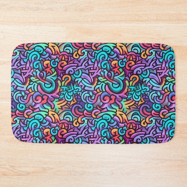 Item preview, Psychedelic style with vibrant colour designed and sold by AestheticsArt81.