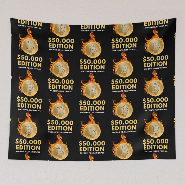 Item preview, One coin to rule them all - Bitcoin $50.000 Edition  designed and sold by KingWorkshop.
