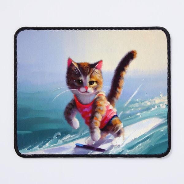 Item preview, Cat Surfboarding designed and sold by CrankyOldDude.