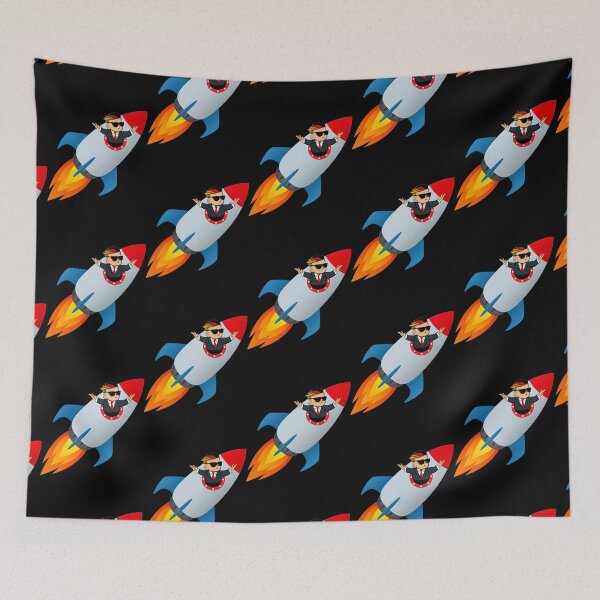Item preview, Mauerstrassenwetten Wallstreetbets Rocket Moon Bitcoin Doge GME designed and sold by KingWorkshop.