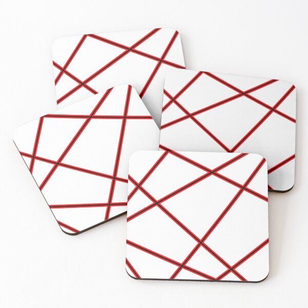 Item preview, Abstract geometric pattern - red. designed and sold by K.S ART.