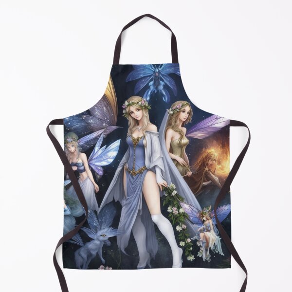 Item preview, Fantasy Pixies and Fey Folk Fairies beautiful poster artwork designed and sold by Vintage Designs +.