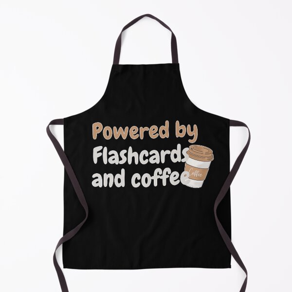 Item preview, Powered by flashcards and coffee, med student designed and sold by NoetherSym.