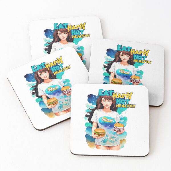 Item preview, Eat happy not healthy: Junk Food Delights designed and sold by Paolospresent.
