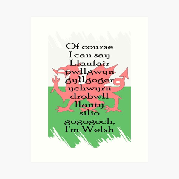 lol - Welsh noun definition  Art Print for Sale by Tirawen