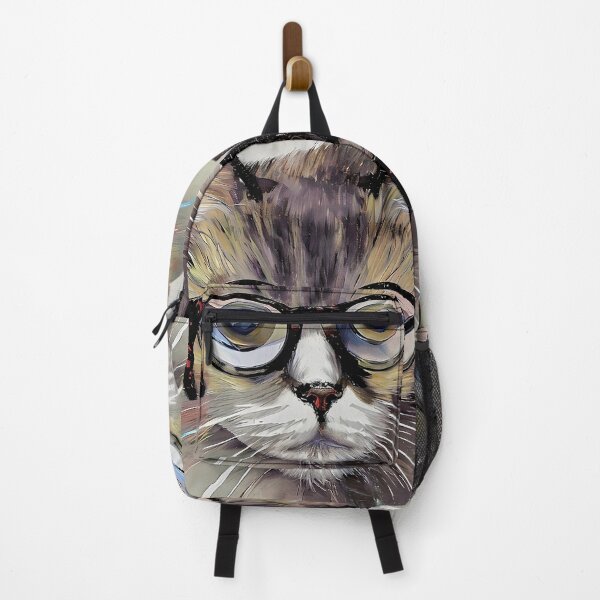 Item preview, cat with glasses designed and sold by bogfl.
