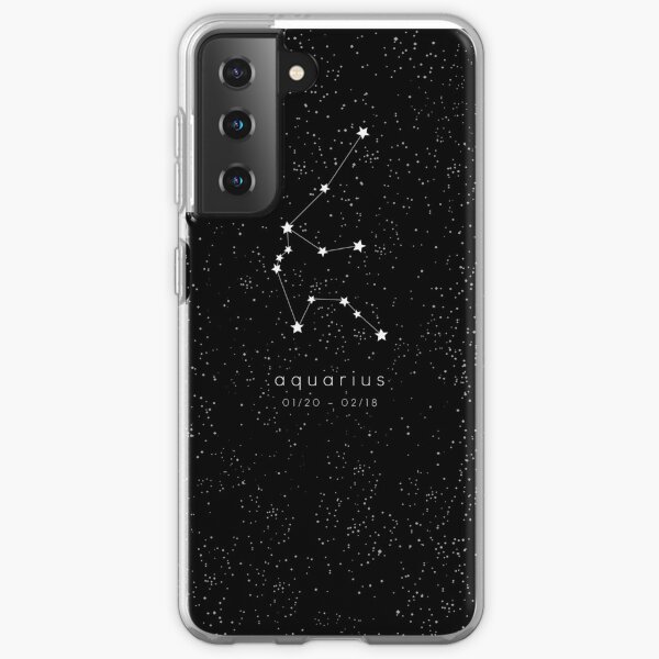 Aquarius Zodiac Constellation Samsung Galaxy Soft Case