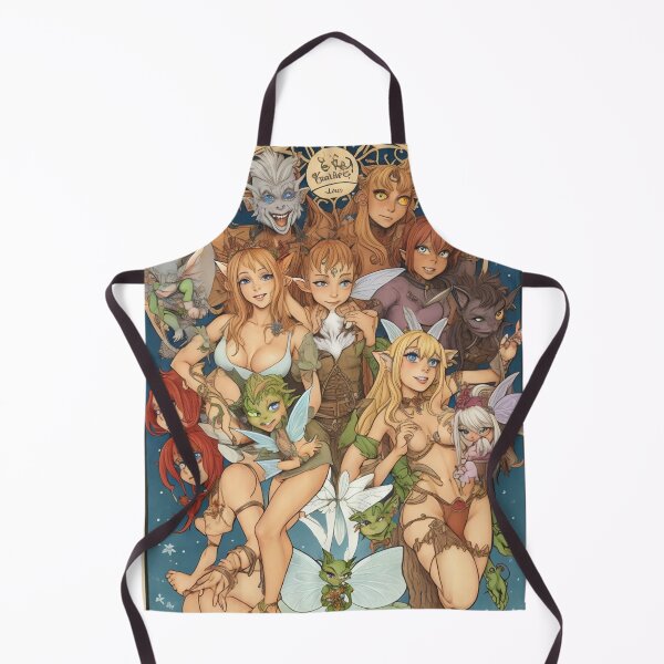 Item preview, Art Nouveau Fantasy Pixies and Fey Folk Fairies beautiful poster artwork designed and sold by Vintage Designs +.