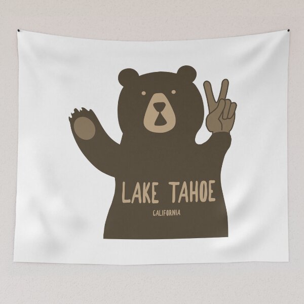 Item preview, Lake Tahoe California Nevada Peace Bear designed and sold by Esskay Designs.