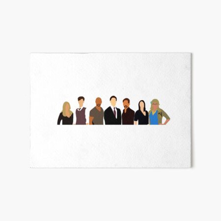 Criminal Minds: The Team Art Board Print