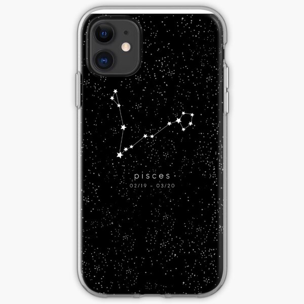 Pisces Zodiac Constellation iPhone Soft Case