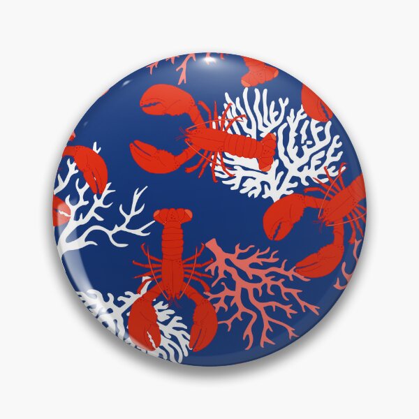 Item preview, Red White and Blue Lobsters Pattern designed and sold by HotHibiscus.