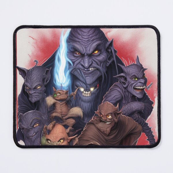 Item preview, Fantasy creatures Goblins Trolls Fairies beautiful poster artwork designed and sold by Vintage Designs +.