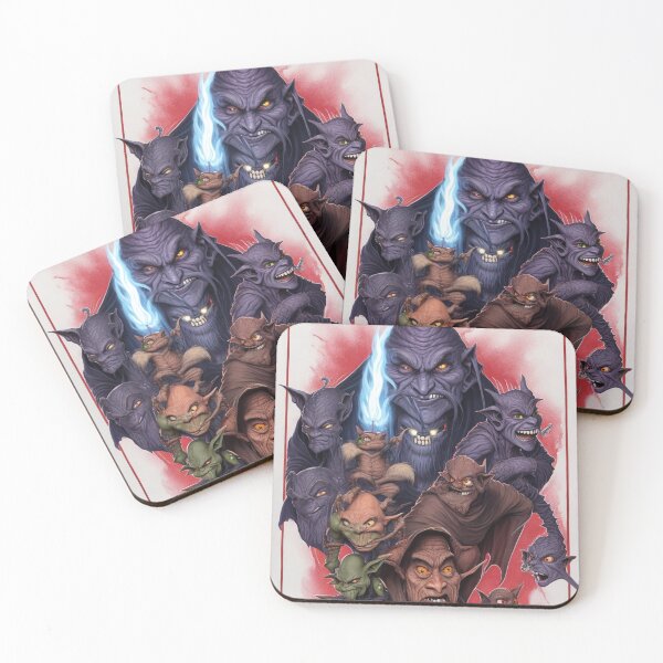 Item preview, Fantasy creatures Goblins Trolls Fairies beautiful poster artwork designed and sold by Vintage Designs +.