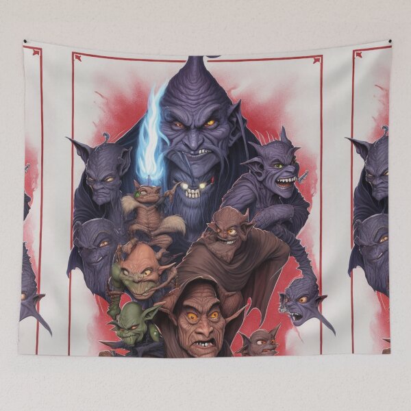 Item preview, Fantasy creatures Goblins Trolls Fairies beautiful poster artwork designed and sold by Vintage Designs +.