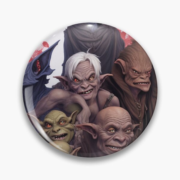 Item preview, Fantasy creatures Goblins Trolls Fairies beautiful poster artwork designed and sold by Vintage Designs +.