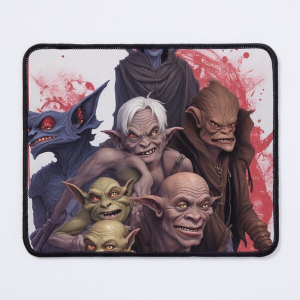 Item preview, Fantasy creatures Goblins Trolls Fairies beautiful poster artwork designed and sold by Vintage Designs +.