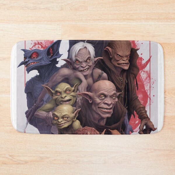 Item preview, Fantasy creatures Goblins Trolls Fairies beautiful poster artwork designed and sold by Vintage Designs +.