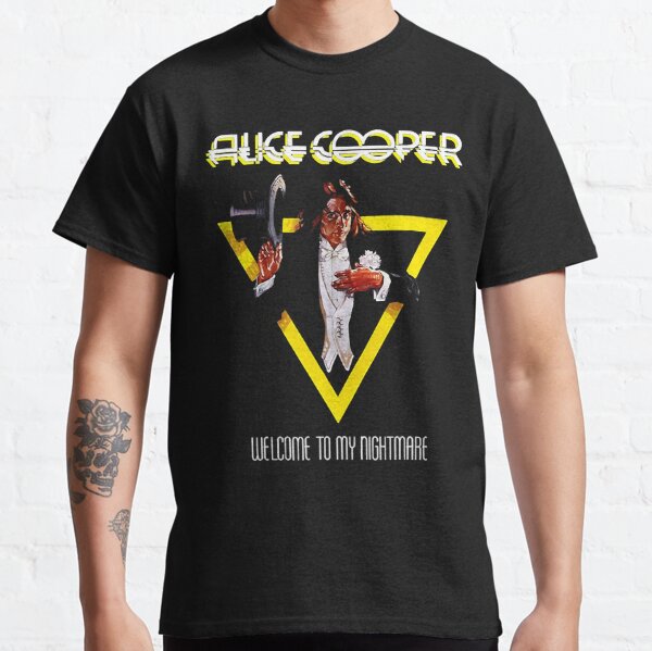 Alice Cooper Shock Rock T-shirt Heavy Metal Legend Silhouette 