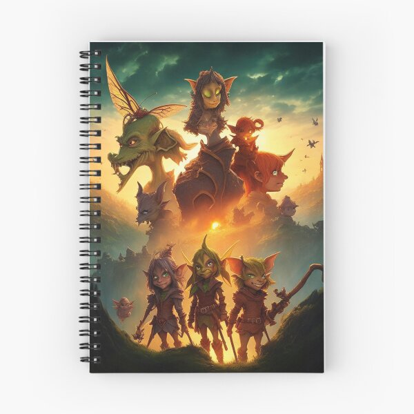 Item preview,  Fantasy creatures Goblins Trolls Fairies beautiful poster artwork designed and sold by Vintage Designs +.