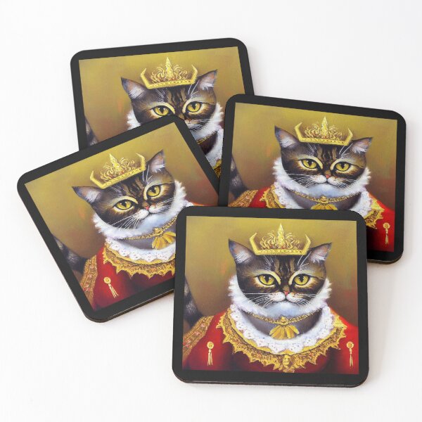 Item preview, Cat Victorian Queen designed and sold by CrankyOldDude.
