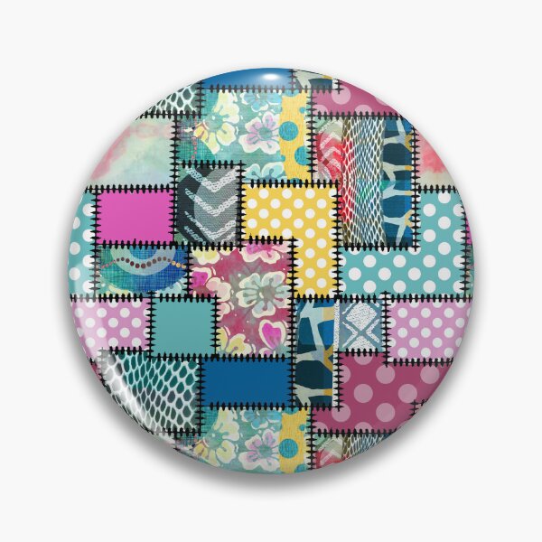 Item preview,  Pattern Clash Patches Black designed and sold by BessoChicca.