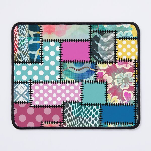 Item preview,  Pattern Clash Patches Black designed and sold by BessoChicca.
