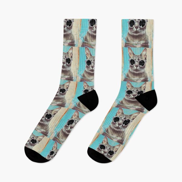 Item preview, hipster cat designed and sold by bogfl.