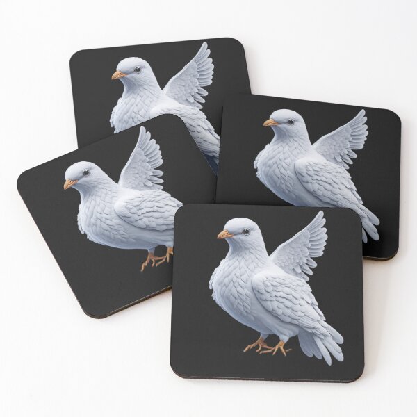 Item preview, Cute and Adorable Charming White Dove designed and sold by PC-artist.