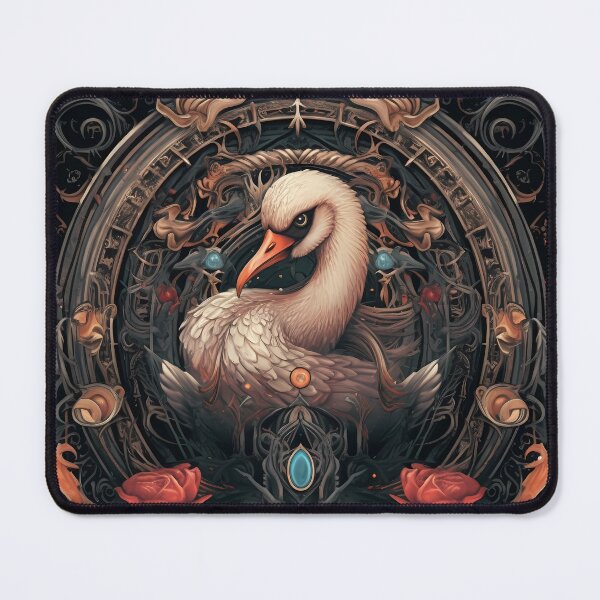 Item preview, Svart Svanr: A Gothic Ode to Enigmatic Beauty designed and sold by KamilMalinowski.