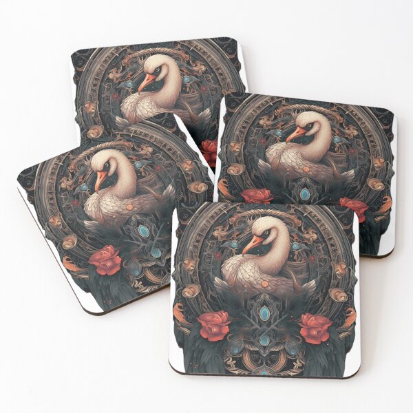 Item preview, Svart Svanr: A Gothic Ode to Enigmatic Beauty designed and sold by KamilMalinowski.